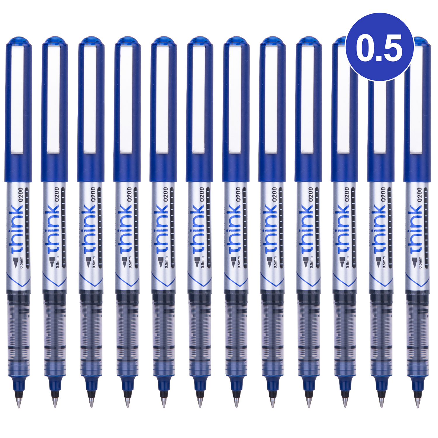 (EQ20030) Think Roller Pen-0.5-BL - UNE Think Roller Pen-0.5-BL - UNE - Image 1